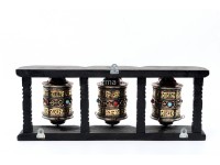 3 in 1 Tibetan Prayer Wheel Wall Hanging or Tabletop