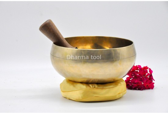 8-Inch Tibetan Therapy Singing Bowl – Premium Massage Singing Bowl for Deep Relaxation