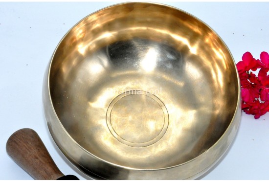 8-Inch Tibetan Therapy Singing Bowl – Premium Massage Singing Bowl for Deep Relaxation