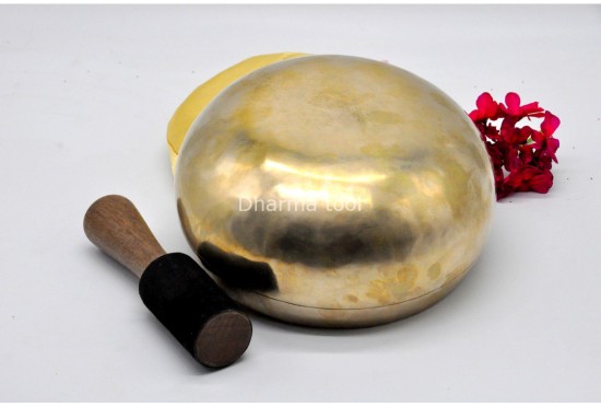 8-Inch Tibetan Therapy Singing Bowl – Premium Massage Singing Bowl for Deep Relaxation