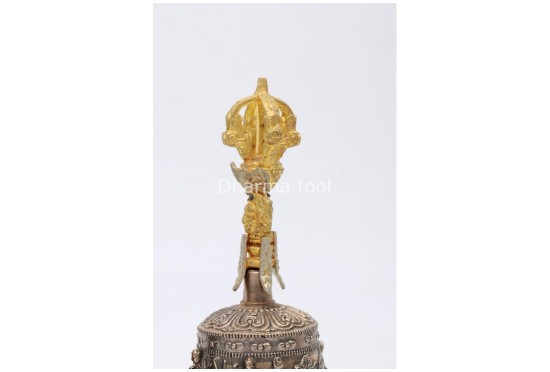 6 Inch Tibetan Bell and Dorje Set Handmade in Nepal