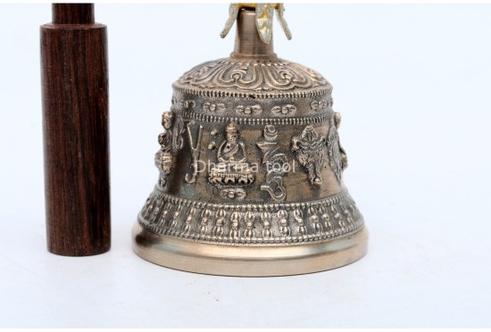 6 Inch Tibetan Bell and Dorje Set Handmade in Nepal