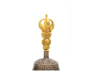 7 Inch Tibetan Bell and Dorje Set Handmade in Nepal