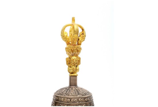 7 Inch Tibetan Bell and Dorje Set Handmade in Nepal