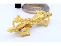 Large Tibetan Bell and Dorje Set – 9 Inch Handmade Ritual Bell