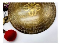 Tibetan Mantra Etched Gong – Chakra Healing & Meditation