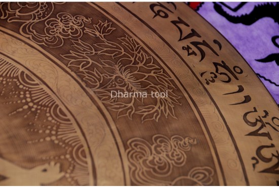 Chakra Yogi Carved Gong – Tibetan Sound Healing & Meditation Gong
