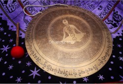 Chakra Yogi Carved Gong – Tibetan Sound Healing & Meditation Gong