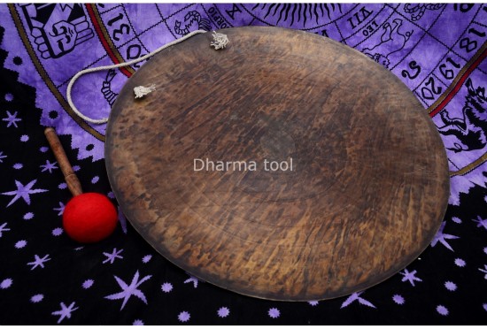 Chakra Yogi Carved Gong – Tibetan Sound Healing & Meditation Gong