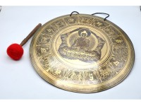 Buddha Carved Tibetan Gong