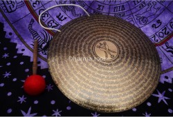 Tibetan Conch Carved Gong – Sound Healing & Meditation