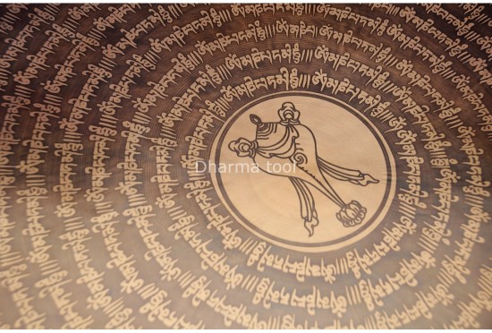 Tibetan Conch Carved Gong – Sound Healing & Meditation