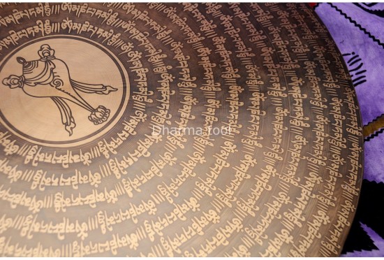 Tibetan Conch Carved Gong – Sound Healing & Meditation