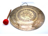 Dragon Etched Tibetan Gong for Chakra Healing