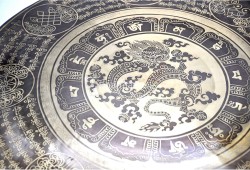 Dragon Etched Tibetan Gong for Chakra Healing