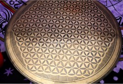 Flower of Life Tibetan Gong for Chakra Healing and Meditation
