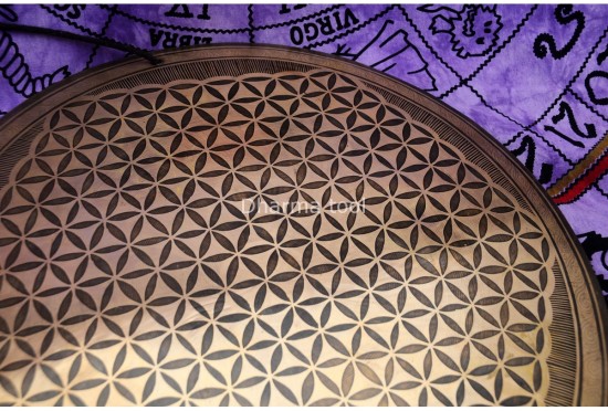 Flower of Life Tibetan Gong for Chakra Healing and Meditation
