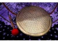 Flower of Life Tibetan Gong for Chakra Healing and Meditation