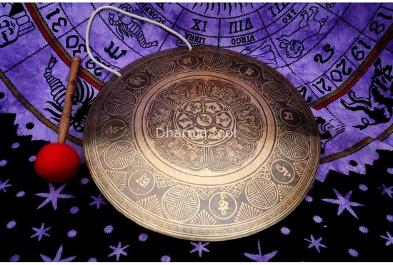 Mantra Mandala Tibetan Gong