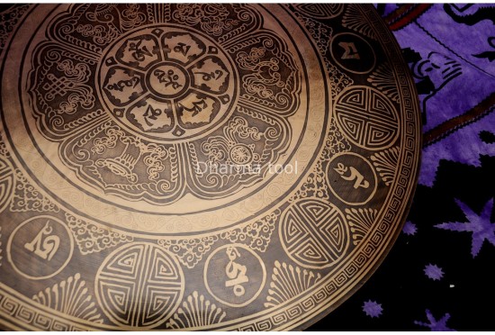 Mantra Mandala Tibetan Gong