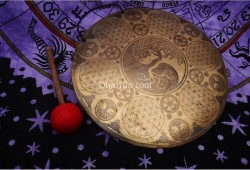 Yin Yang Tree Tibetan Gong