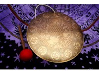 Tree of Life Carved Tibetan Gong
