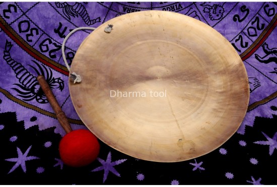 Tree of Life Carved Tibetan Gong