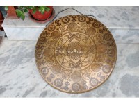 Chau Gong with Flower of Life Mandala