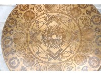 Chau Gong with Flower of Life Mandala