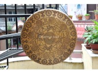 Chau Gong with Flower of Life Mandala