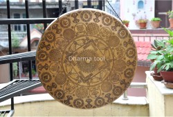 Chau Gong with Flower of Life Mandala