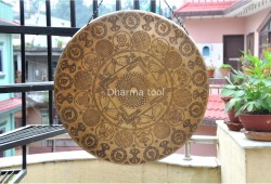 Chau Gong with Flower of Life Mandala