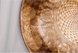 Extra Large Temple Gong for Meditation and Chakra Healing