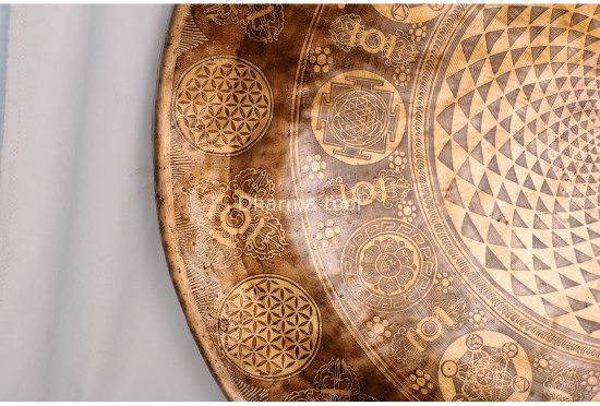 Extra Large Temple Gong for Meditation and Chakra Healing