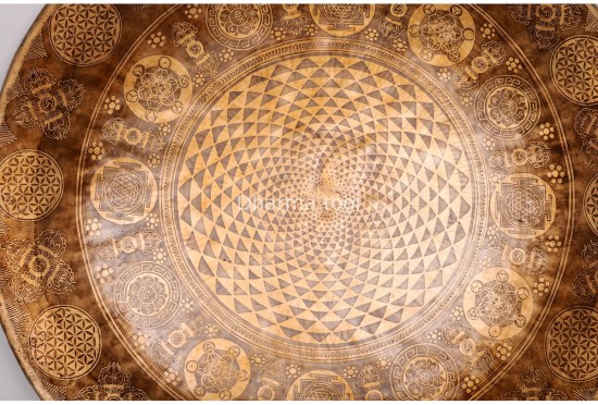 Extra Large Temple Gong for Meditation and Chakra Healing