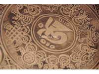Tibetan OM Carved Gong