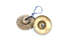 Dragon Embossed Tingsha Bell – 2.5 Inch Handmade in Nepal