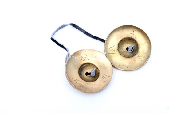 Dragon Embossed Tingsha Bell – 2.5 Inch Handmade in Nepal