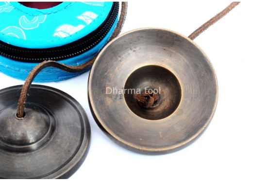 Bronze Tibetan Tingsha Bell – 3 Inch Handmade in Nepal