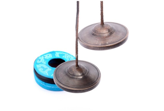 Bronze Tibetan Tingsha Bell – 3 Inch Handmade in Nepal