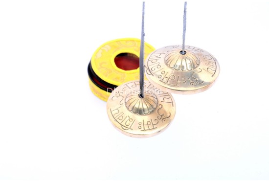 Om Namah Shivaya Tingsha – 2.5 Inch Handmade in Nepal