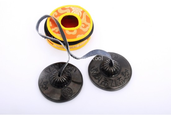 Full Moon Tingsha – 3 Inch Handmade in Nepal