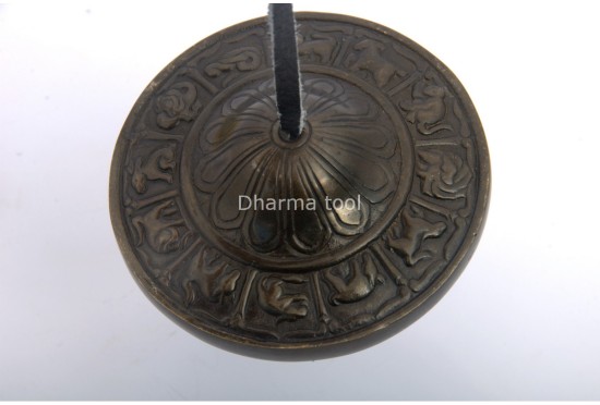 Tibetan Zodiac Animal Tingsha – 3 Inch Handmade in Nepal