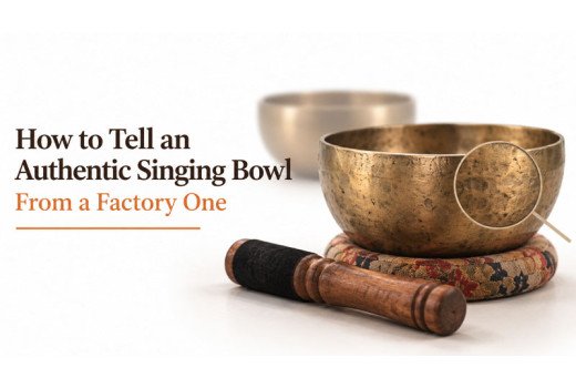 How to Tell an Authentic Singing Bowl From a Factory One