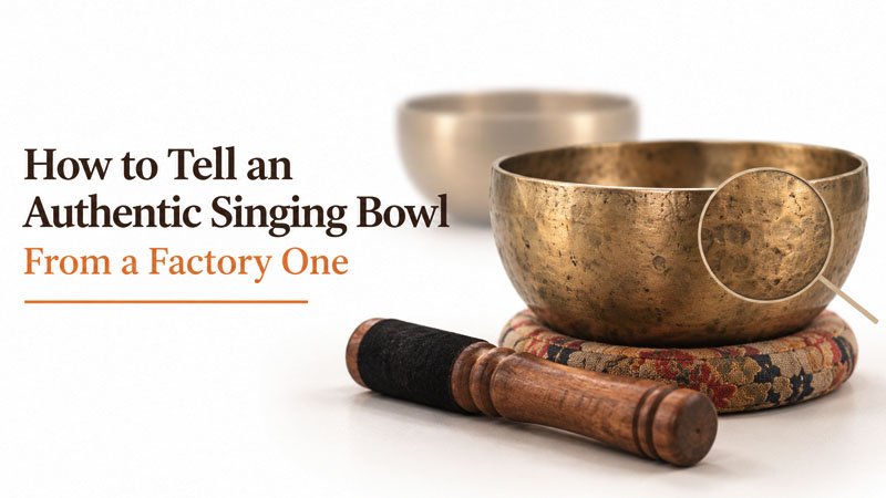 How to Tell an Authentic Singing Bowl From a Factory One