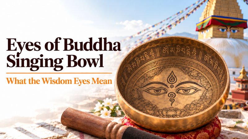 Eyes of Buddha Singing Bowl - What the Wisdom Eyes Mean