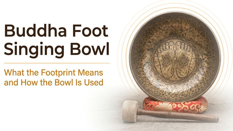 Buddha Foot Singing Bowl - What the Footprint Means and How the Bowl Is Used