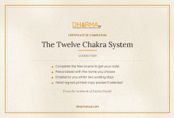 Certificate of Completion - The Twelve Chakra System