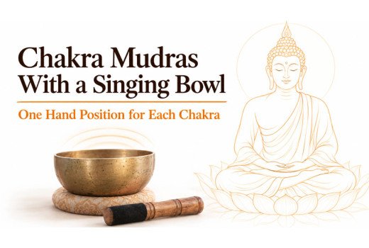 Chakra Mudras With a Singing Bowl - One Hand Position for Each Chakra