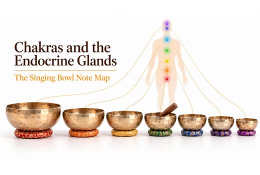 Chakras and the Endocrine Glands - The Singing Bowl Note Map